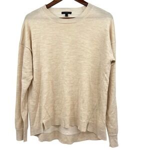 J. CREW Lightweight Wool blend Tunic Sweater Style #E7936 relax size medium